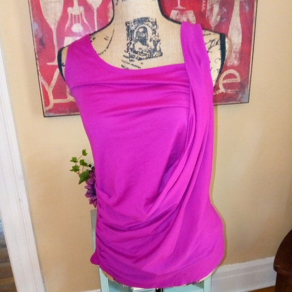 Fabletics fushia drapped top - Picture 1 of 3